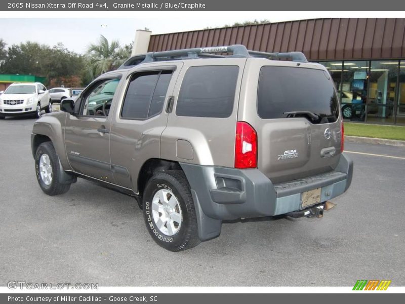 Granite Metallic / Blue/Graphite 2005 Nissan Xterra Off Road 4x4