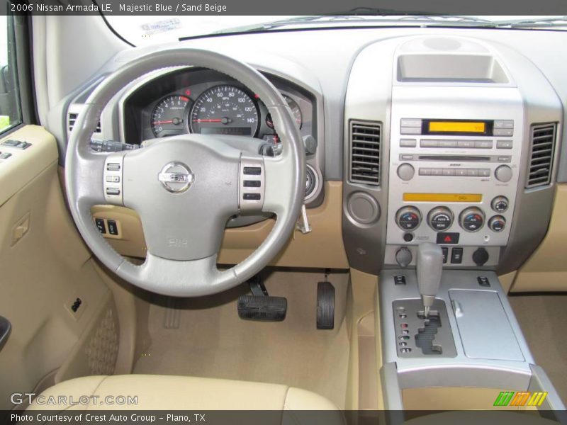 Majestic Blue / Sand Beige 2006 Nissan Armada LE