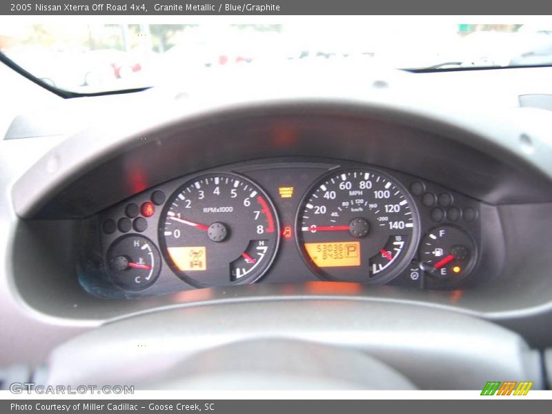 Granite Metallic / Blue/Graphite 2005 Nissan Xterra Off Road 4x4