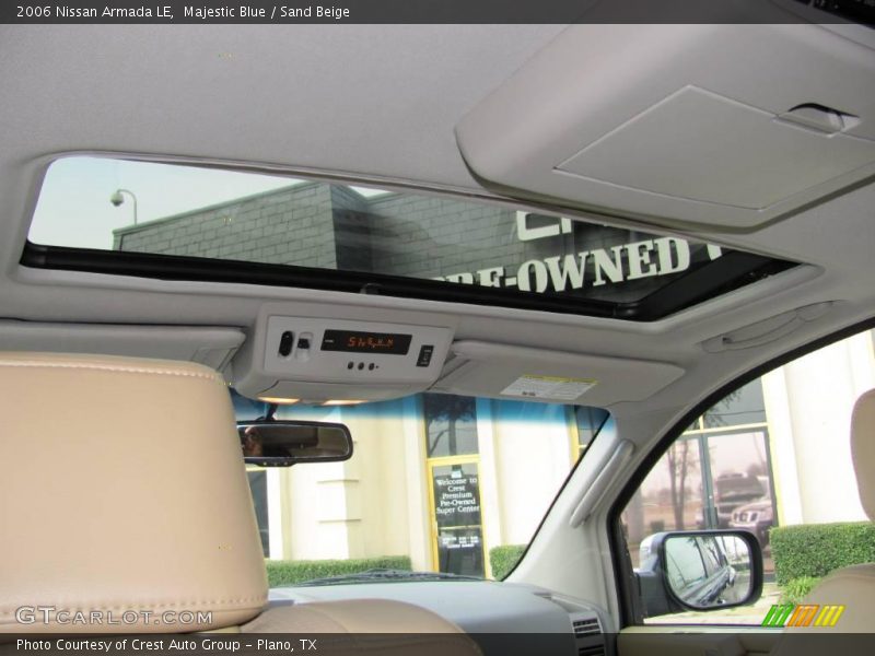 Majestic Blue / Sand Beige 2006 Nissan Armada LE