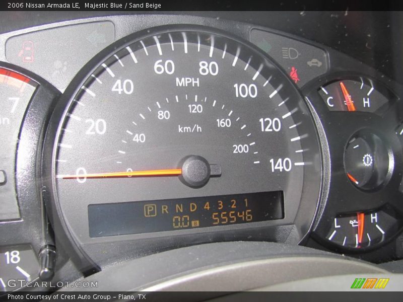 Majestic Blue / Sand Beige 2006 Nissan Armada LE