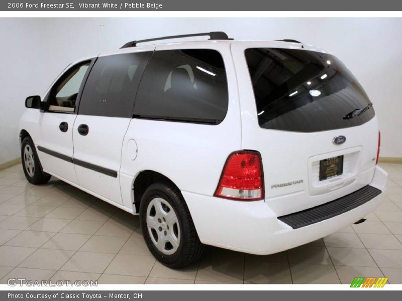 Vibrant White / Pebble Beige 2006 Ford Freestar SE