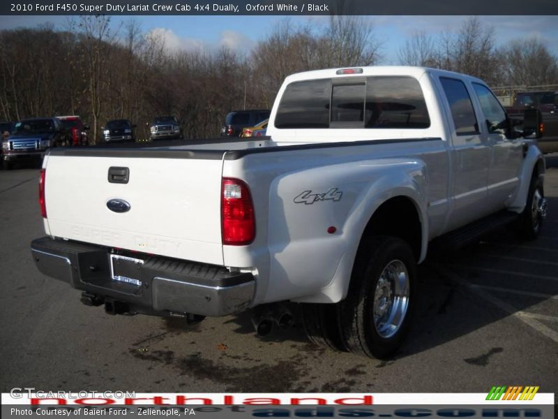Oxford White / Black 2010 Ford F450 Super Duty Lariat Crew Cab 4x4 Dually