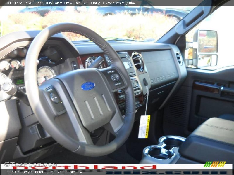 Oxford White / Black 2010 Ford F450 Super Duty Lariat Crew Cab 4x4 Dually