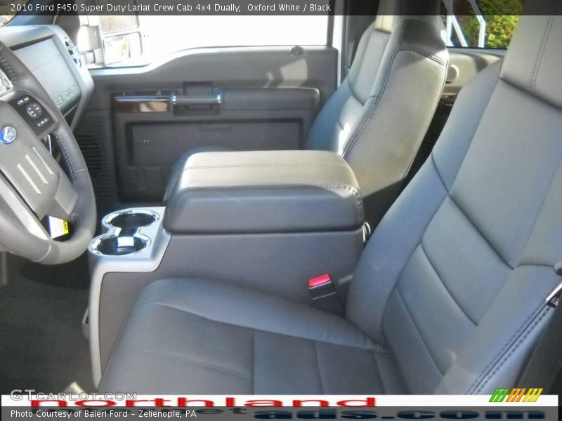 Oxford White / Black 2010 Ford F450 Super Duty Lariat Crew Cab 4x4 Dually