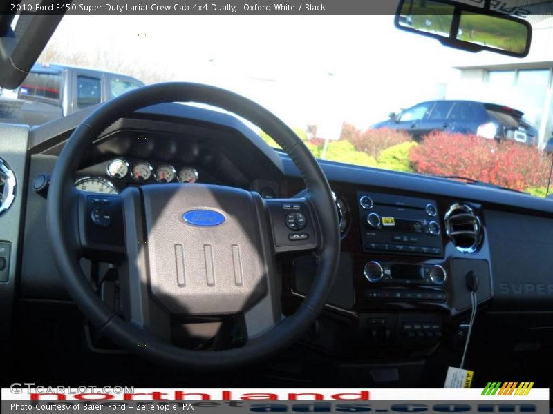 Oxford White / Black 2010 Ford F450 Super Duty Lariat Crew Cab 4x4 Dually