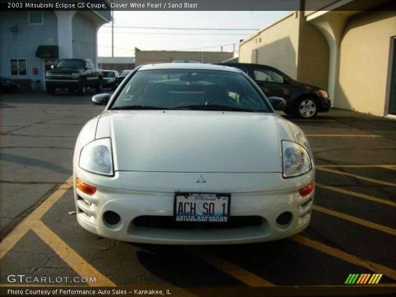 Dover White Pearl / Sand Blast 2003 Mitsubishi Eclipse GS Coupe