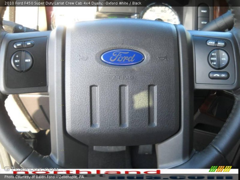 Oxford White / Black 2010 Ford F450 Super Duty Lariat Crew Cab 4x4 Dually
