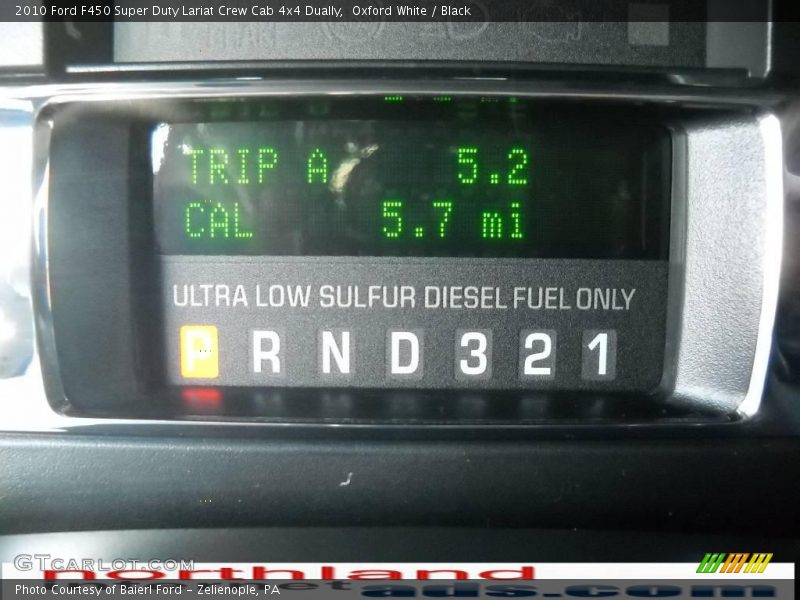 Oxford White / Black 2010 Ford F450 Super Duty Lariat Crew Cab 4x4 Dually