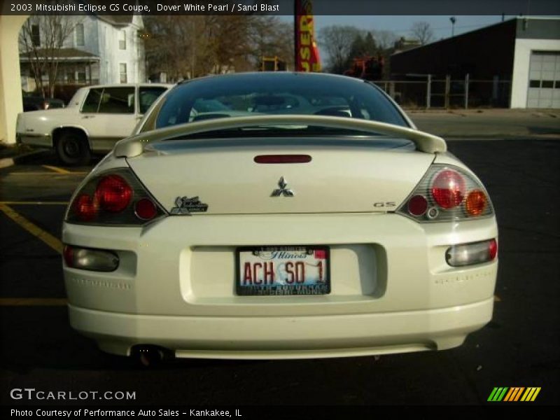 Dover White Pearl / Sand Blast 2003 Mitsubishi Eclipse GS Coupe