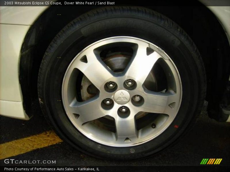 Dover White Pearl / Sand Blast 2003 Mitsubishi Eclipse GS Coupe