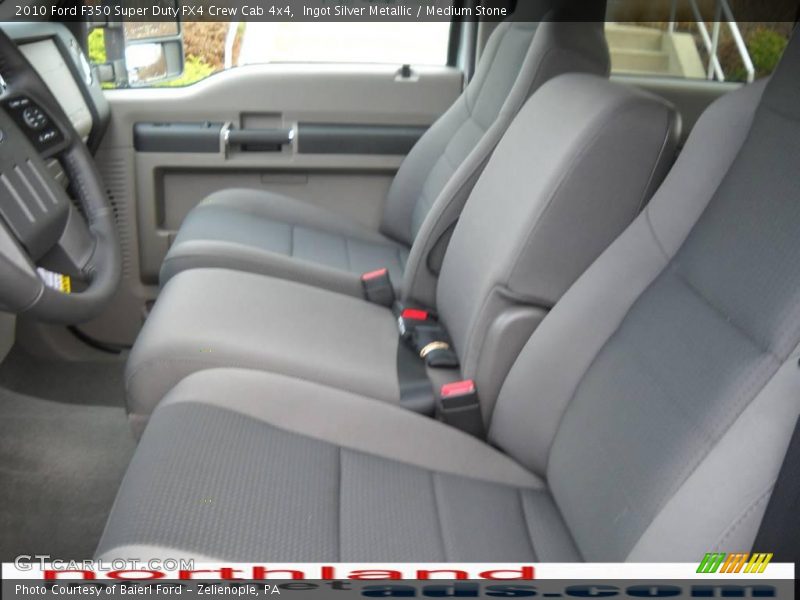 Ingot Silver Metallic / Medium Stone 2010 Ford F350 Super Duty FX4 Crew Cab 4x4