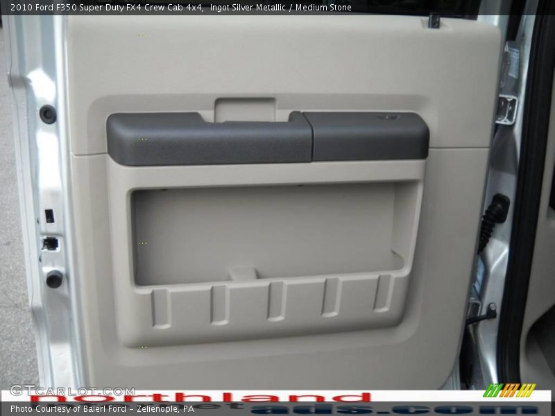 Ingot Silver Metallic / Medium Stone 2010 Ford F350 Super Duty FX4 Crew Cab 4x4
