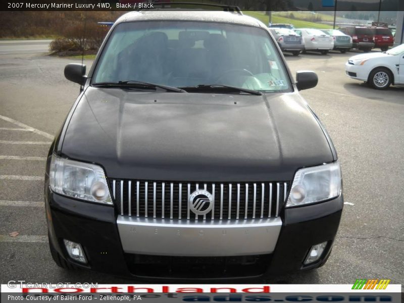 Black / Black 2007 Mercury Mariner Luxury 4WD