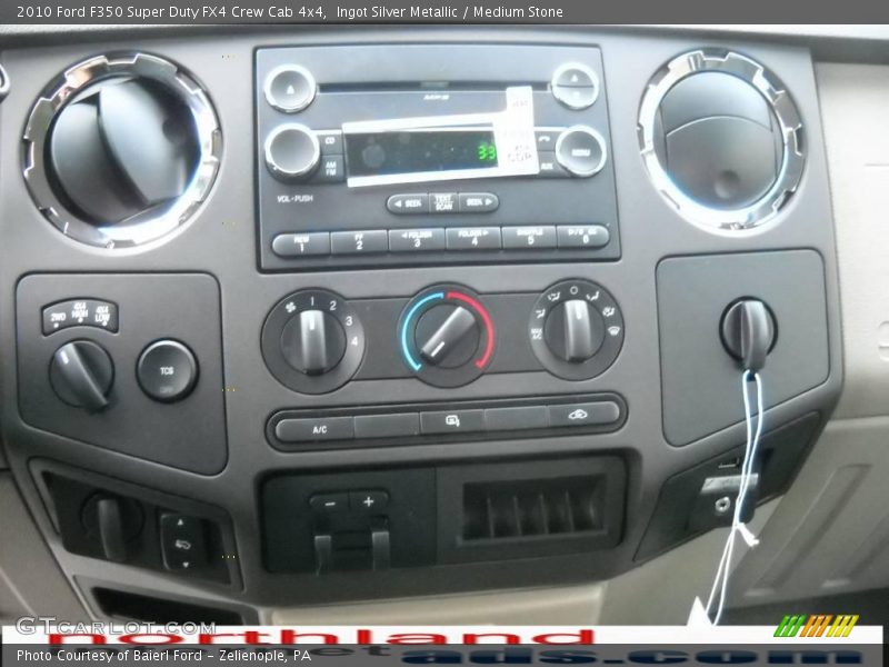 Ingot Silver Metallic / Medium Stone 2010 Ford F350 Super Duty FX4 Crew Cab 4x4