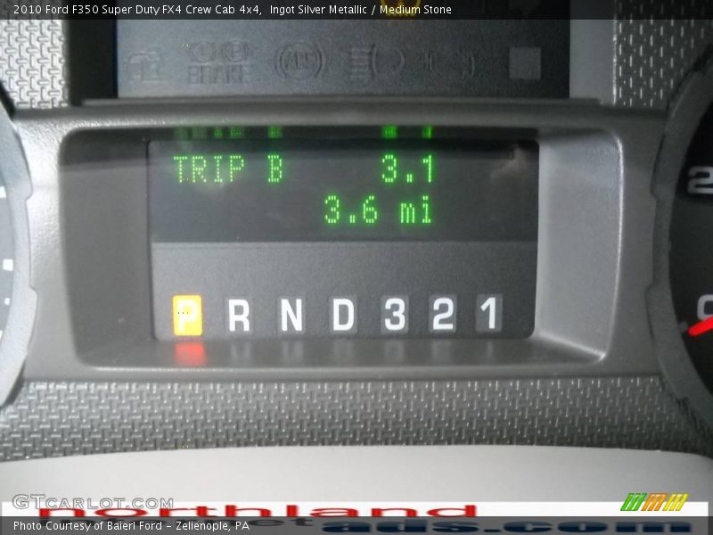 Ingot Silver Metallic / Medium Stone 2010 Ford F350 Super Duty FX4 Crew Cab 4x4