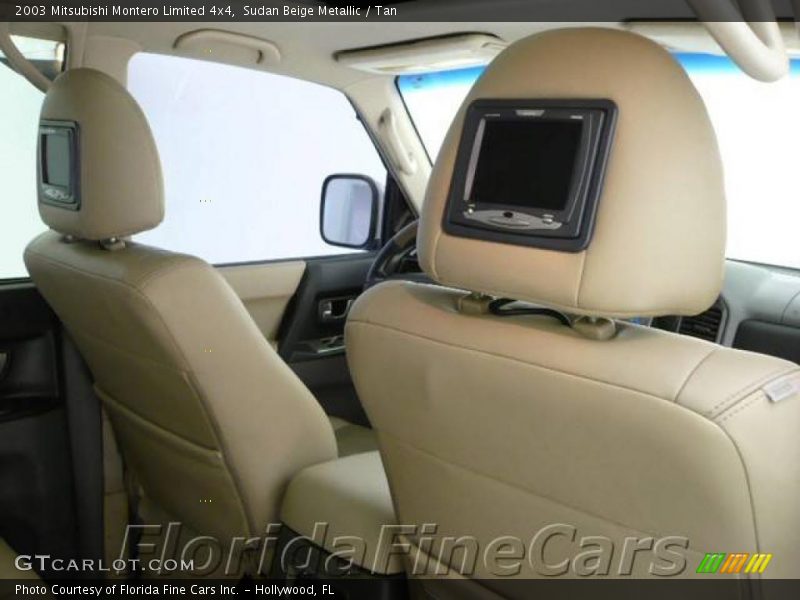 Sudan Beige Metallic / Tan 2003 Mitsubishi Montero Limited 4x4