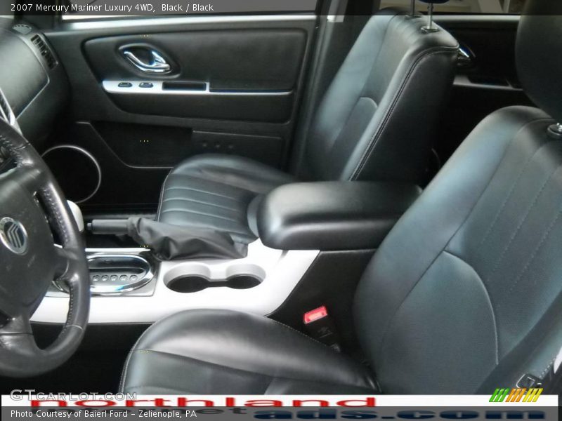 Black / Black 2007 Mercury Mariner Luxury 4WD