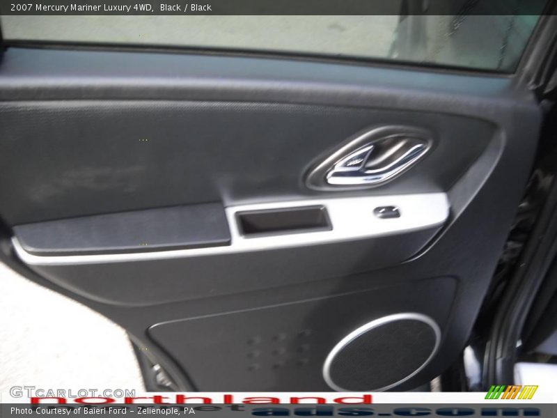 Black / Black 2007 Mercury Mariner Luxury 4WD