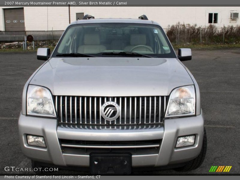 Silver Birch Metallic / Camel 2007 Mercury Mountaineer Premier AWD
