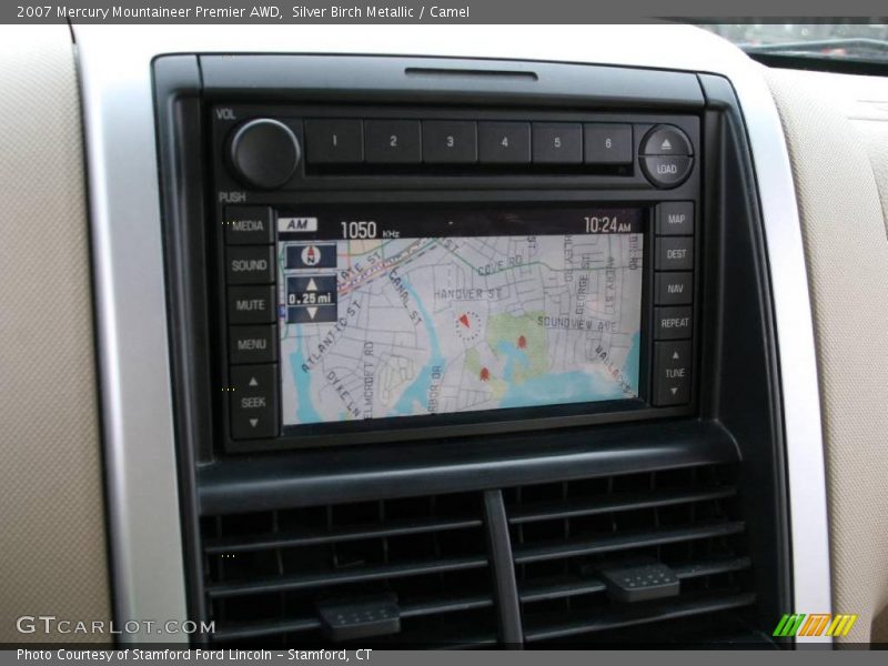 Silver Birch Metallic / Camel 2007 Mercury Mountaineer Premier AWD