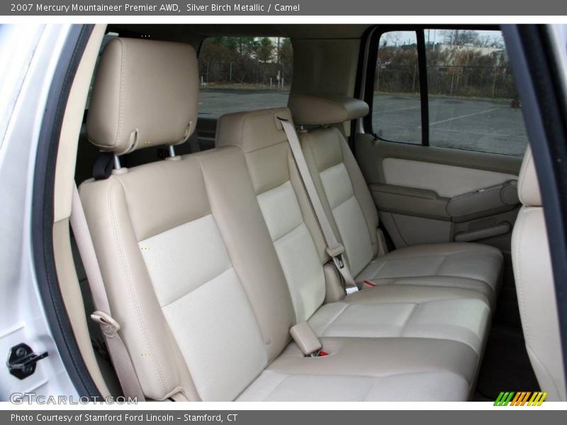 Silver Birch Metallic / Camel 2007 Mercury Mountaineer Premier AWD