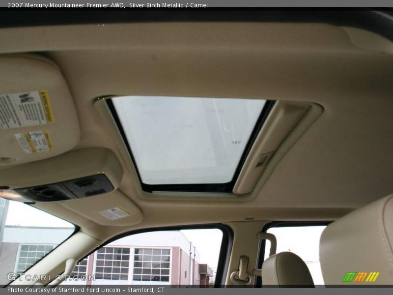 Silver Birch Metallic / Camel 2007 Mercury Mountaineer Premier AWD