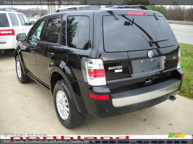 Black / Black 2010 Mercury Mariner V6 Premier 4WD