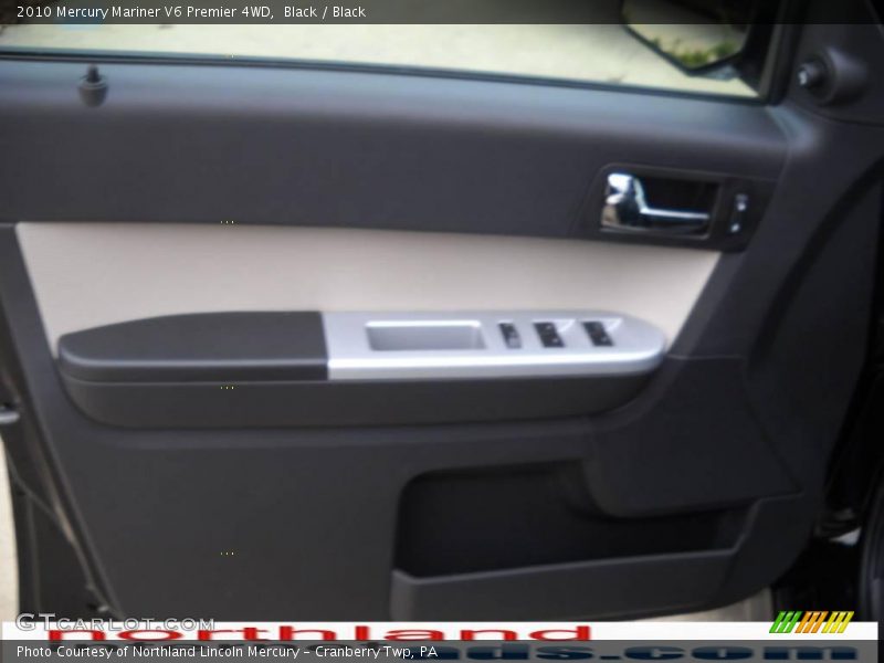 Black / Black 2010 Mercury Mariner V6 Premier 4WD