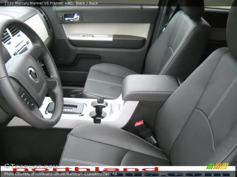 Black / Black 2010 Mercury Mariner V6 Premier 4WD