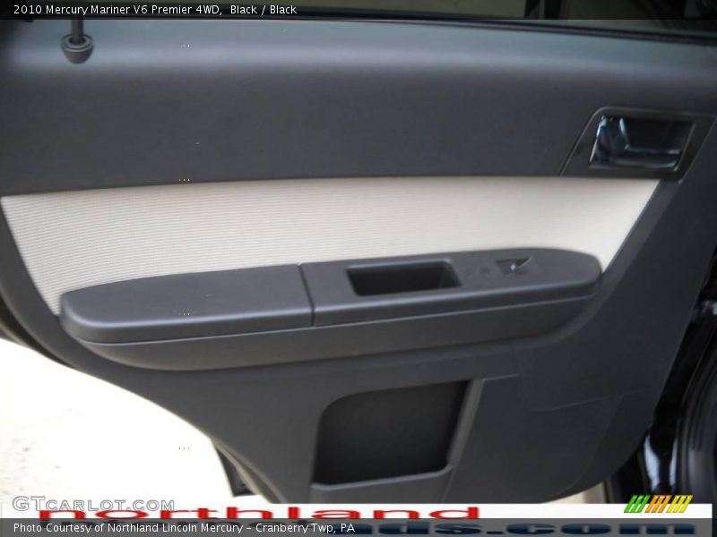 Black / Black 2010 Mercury Mariner V6 Premier 4WD