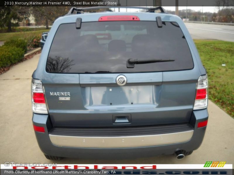 Steel Blue Metallic / Stone 2010 Mercury Mariner I4 Premier 4WD