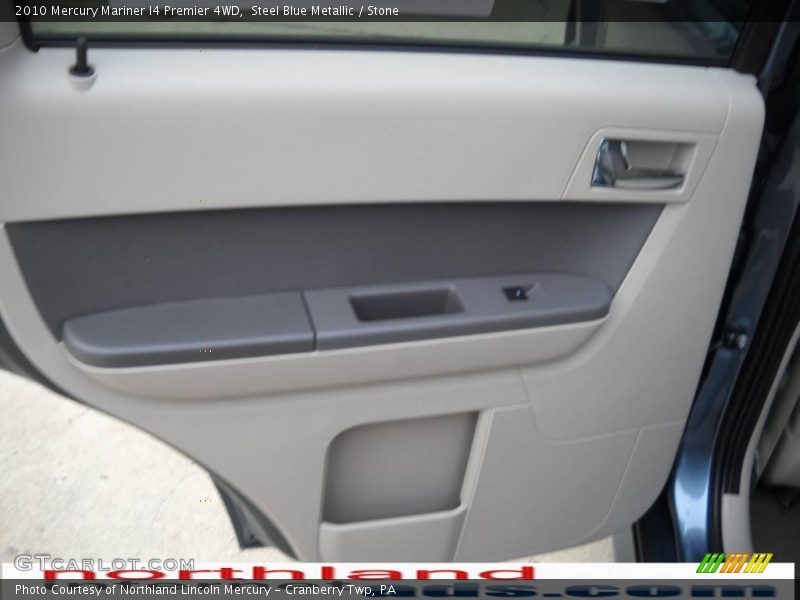 Steel Blue Metallic / Stone 2010 Mercury Mariner I4 Premier 4WD