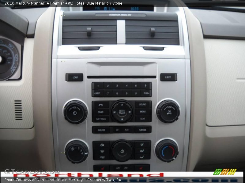 Steel Blue Metallic / Stone 2010 Mercury Mariner I4 Premier 4WD