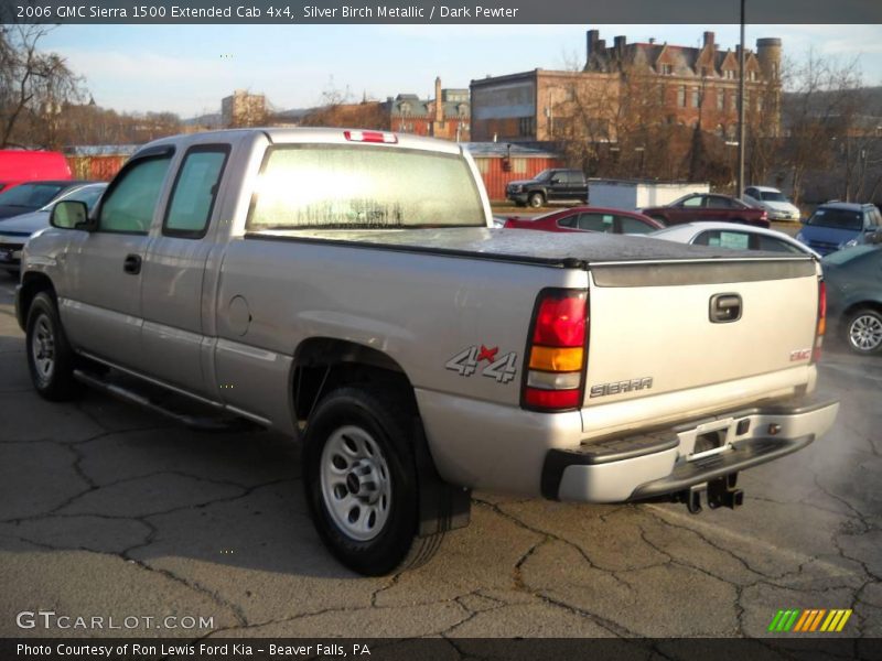Silver Birch Metallic / Dark Pewter 2006 GMC Sierra 1500 Extended Cab 4x4