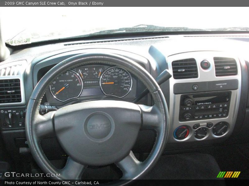 Onyx Black / Ebony 2009 GMC Canyon SLE Crew Cab