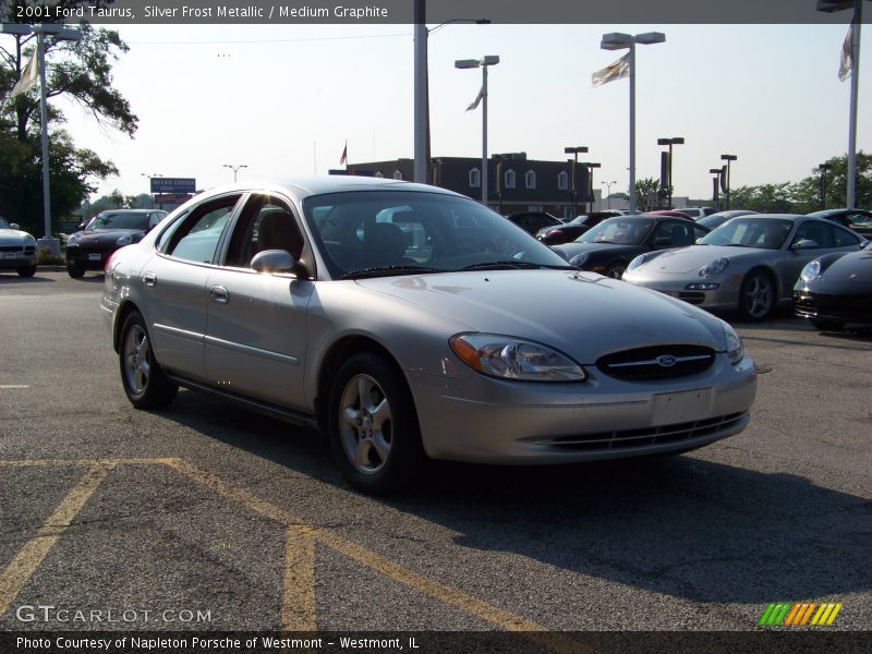 Silver Frost Metallic / Medium Graphite 2001 Ford Taurus