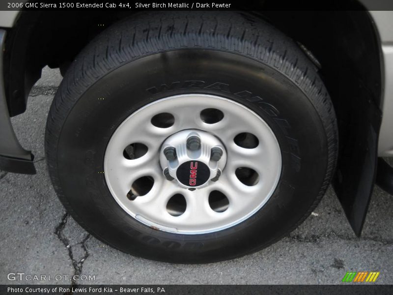 Silver Birch Metallic / Dark Pewter 2006 GMC Sierra 1500 Extended Cab 4x4