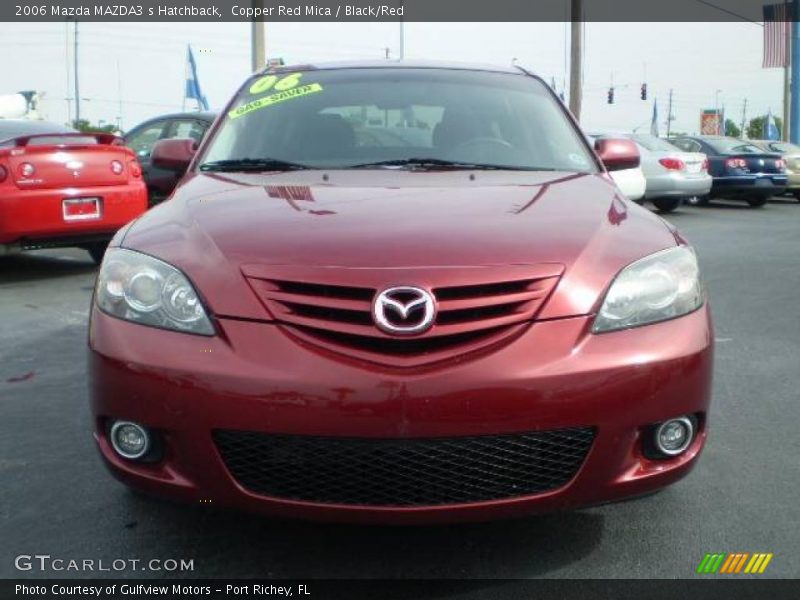 Copper Red Mica / Black/Red 2006 Mazda MAZDA3 s Hatchback