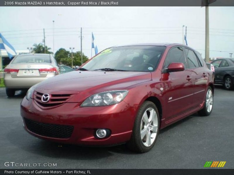 Copper Red Mica / Black/Red 2006 Mazda MAZDA3 s Hatchback