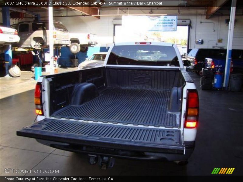 Summit White / Dark Charcoal 2007 GMC Sierra 2500HD Classic SLE Extended Cab 4x4