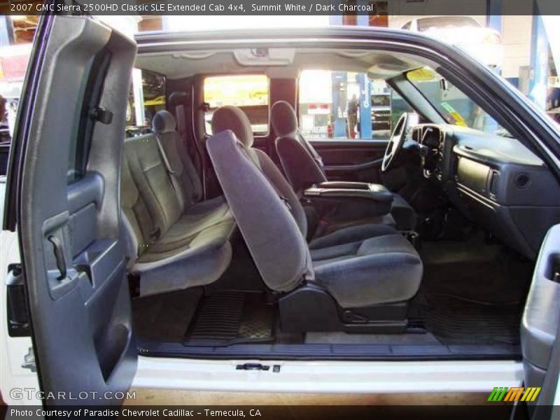 Summit White / Dark Charcoal 2007 GMC Sierra 2500HD Classic SLE Extended Cab 4x4
