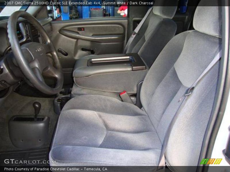 Summit White / Dark Charcoal 2007 GMC Sierra 2500HD Classic SLE Extended Cab 4x4