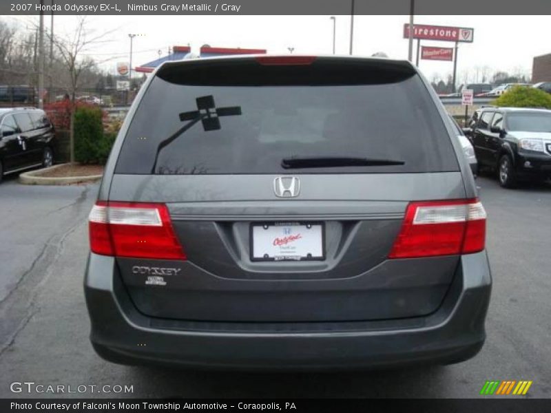 Nimbus Gray Metallic / Gray 2007 Honda Odyssey EX-L