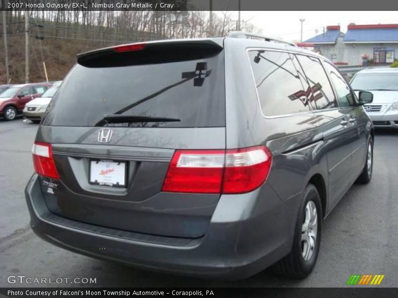 Nimbus Gray Metallic / Gray 2007 Honda Odyssey EX-L