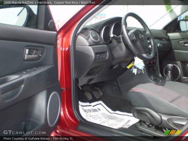 Copper Red Mica / Black/Red 2006 Mazda MAZDA3 s Hatchback