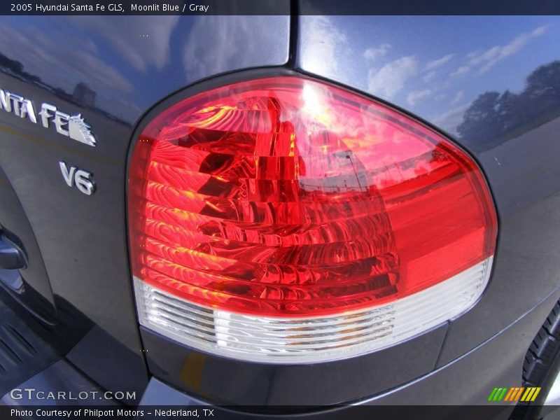 Moonlit Blue / Gray 2005 Hyundai Santa Fe GLS