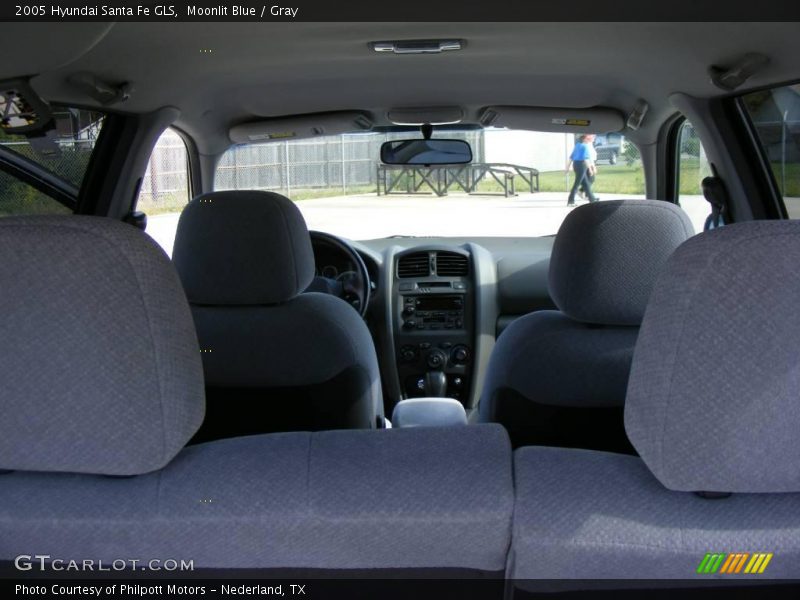Moonlit Blue / Gray 2005 Hyundai Santa Fe GLS