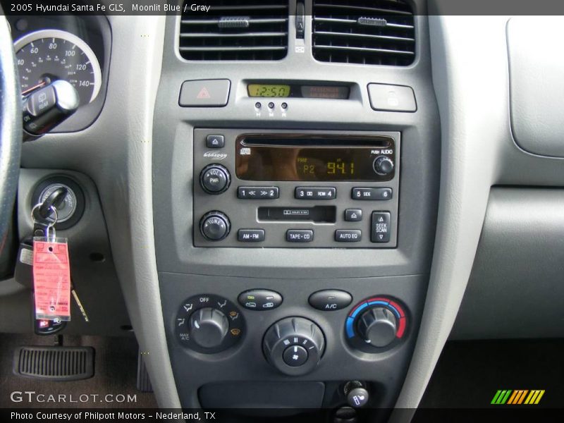 Moonlit Blue / Gray 2005 Hyundai Santa Fe GLS