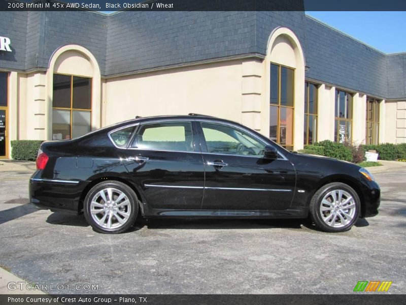 Black Obsidian / Wheat 2008 Infiniti M 45x AWD Sedan
